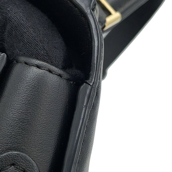 デルヴォー ハンドバッグ タンペート ミニ レザー Delvaux 2way デルボー 黒