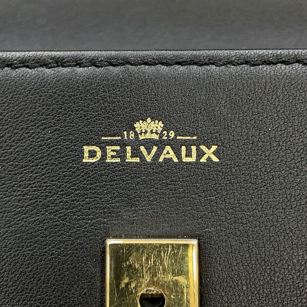 デルヴォー ハンドバッグ タンペート ミニ レザー Delvaux 2way デルボー 黒