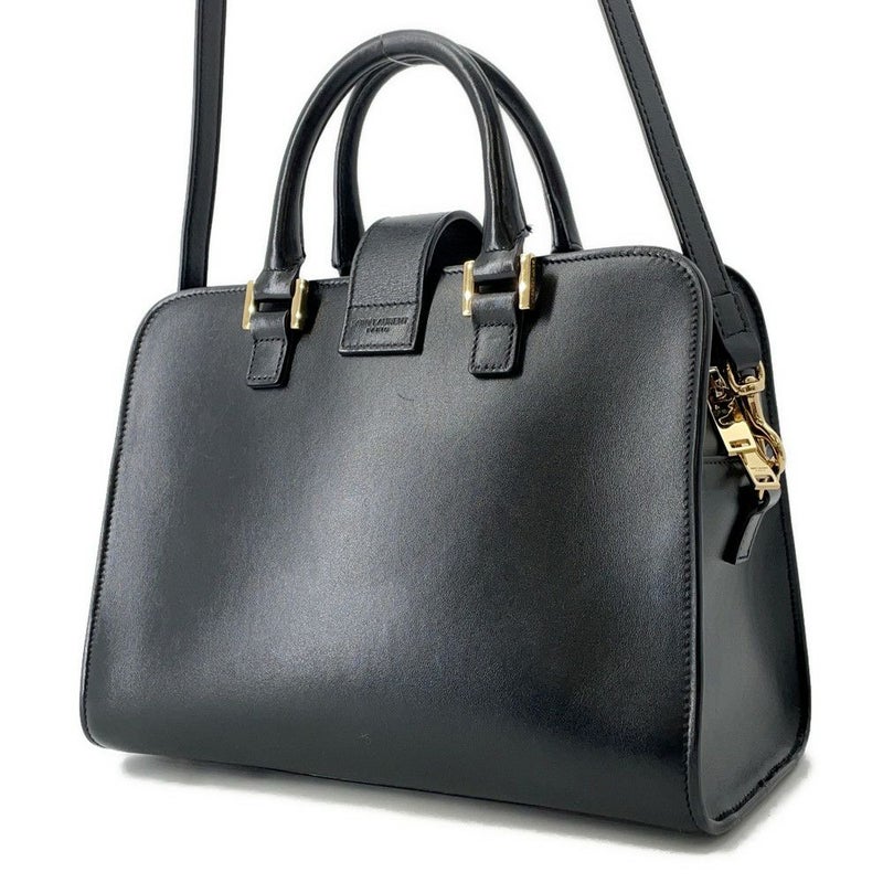 サンローランパリ ハンドバッグ ベイビーカバス 568853 SAINT LAURENT PARIS 2way 黒