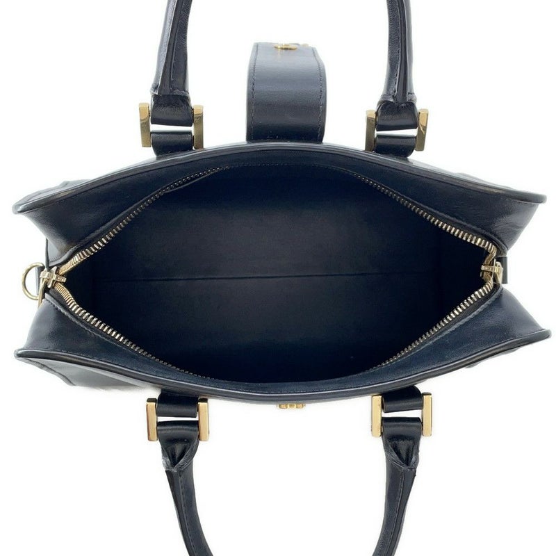 サンローランパリ ハンドバッグ ベイビーカバス 568853 SAINT LAURENT PARIS 2way 黒