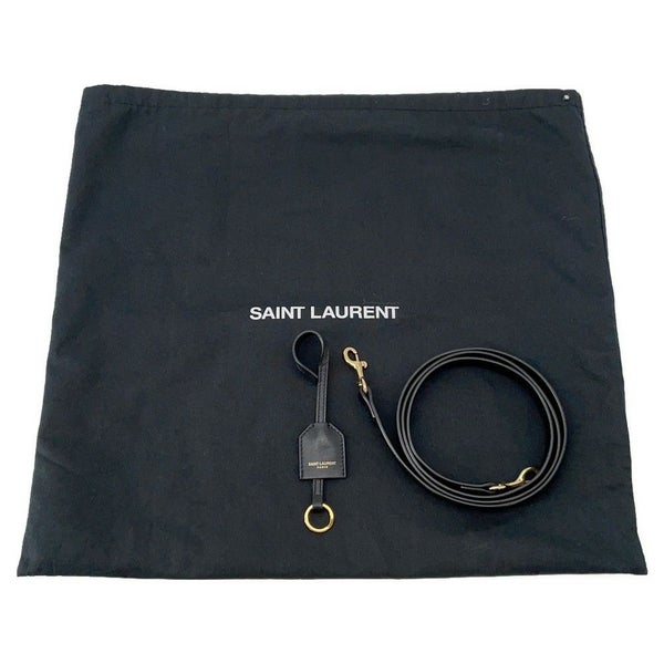 サンローランパリ ハンドバッグ ベイビーカバス 568853 SAINT LAURENT PARIS 2way 黒