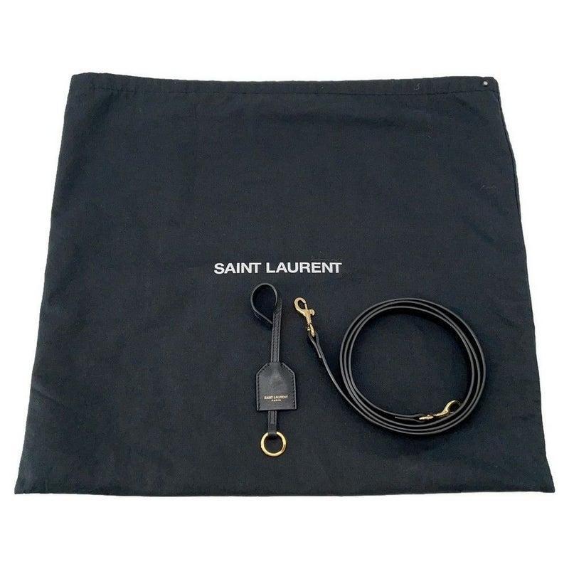 サンローランパリ ハンドバッグ ベイビーカバス 568853 SAINT LAURENT PARIS 2way 黒