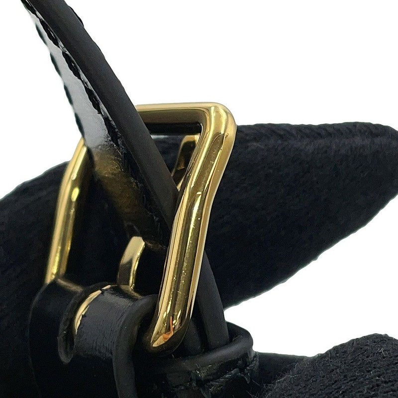 セリーヌ ショルダーバッグ トリオンフ ティーン ブザス レザー 110413BF4 CELINE 黒