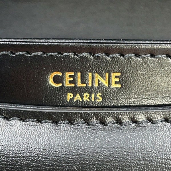 セリーヌ ショルダーバッグ トリオンフ ティーン ブザス レザー 110413BF4 CELINE 黒