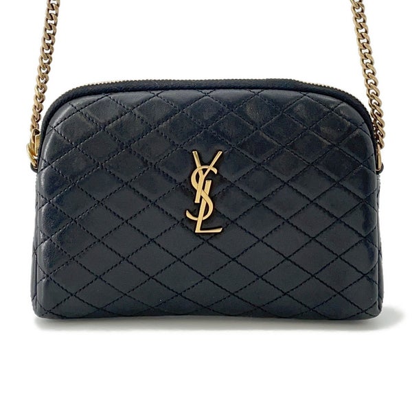 サンローランパリ ショルダーバッグ ギャビー レザー 733667 SAINT LAURENT PARIS 黒