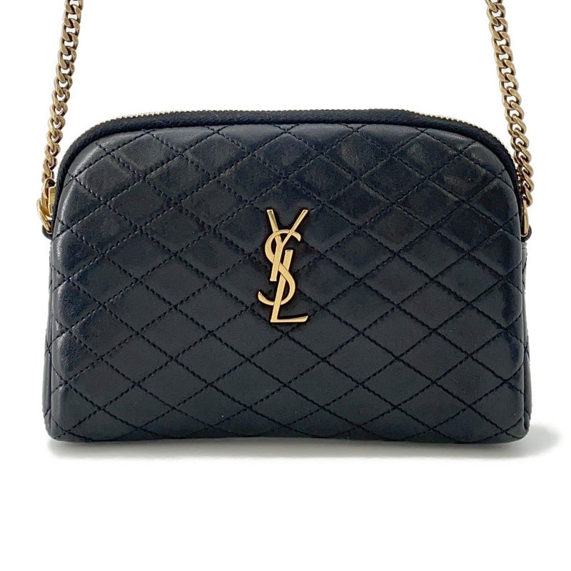 サンローランパリ ショルダーバッグ ギャビー レザー 733667 SAINT LAURENT PARIS 黒