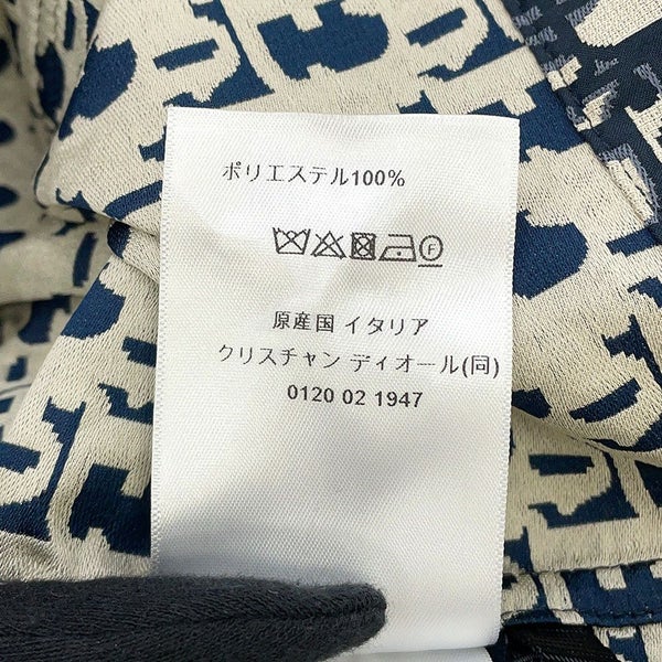 クリスチャン・ディオール 半袖シャツ オブリーク テクニカル タフタ ジャカード ショートスリーブ アノラック レディースサイズ36 トップス