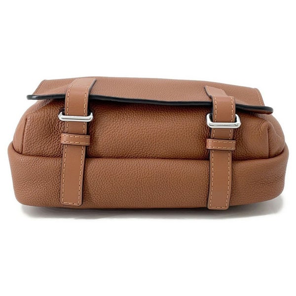 ロエベ ショルダーバッグ ミリタリー メッセンジャーXS レザー 317.12AA72 LOEWE ブラウン