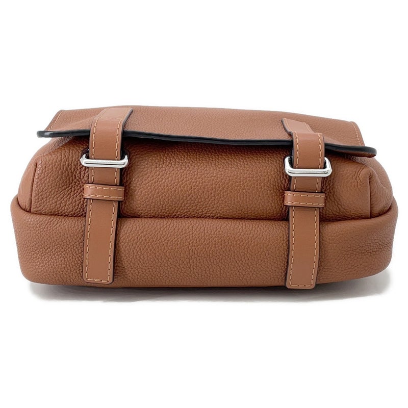 ロエベ ショルダーバッグ ミリタリー メッセンジャーXS レザー 317.12AA72 LOEWE ブラウン