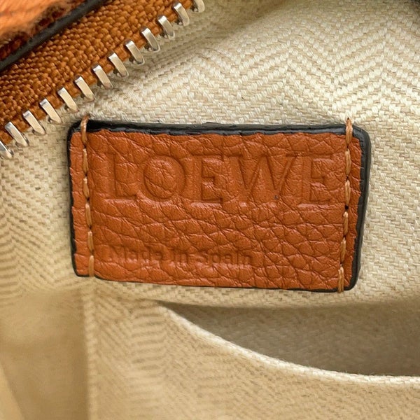 ロエベ ショルダーバッグ ミリタリー メッセンジャーXS レザー 317.12AA72 LOEWE ブラウン
