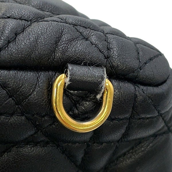 クリスチャン・ディオール リュック カナージュ ミニ バックパック ラムスキン M9222UNGF Christian Dior バッグ 黒