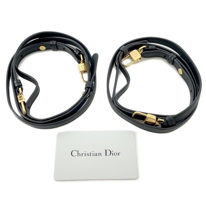 クリスチャン・ディオール リュック カナージュ ミニ バックパック ラムスキン M9222UNGF Christian Dior バッグ 黒