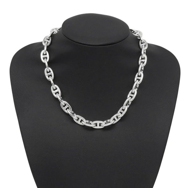 エルメス ネックレス シェーヌダンクルMM 36コマ SV925シルバー HERMES ジュエリー