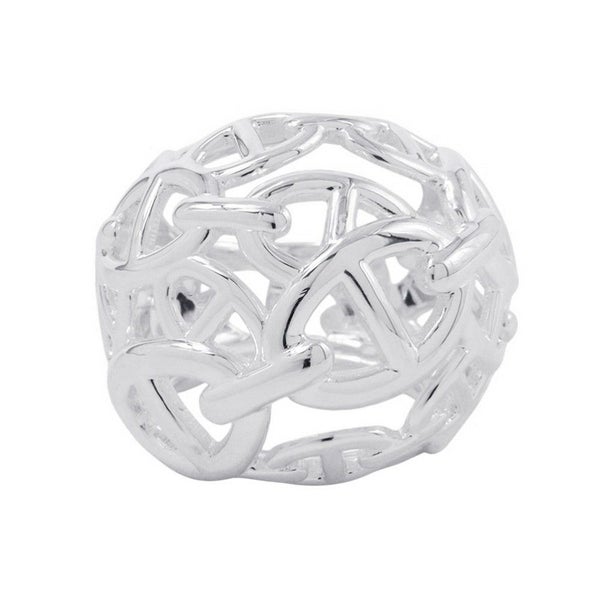 エルメス リング シェーヌダンクル アンシェネTGM Enchainee SV925シルバー リングサイズ55 H114619B 00049 HERMES 指輪