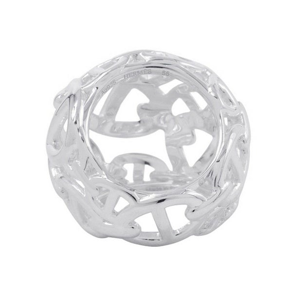 エルメス リング シェーヌダンクル アンシェネTGM Enchainee SV925シルバー リングサイズ55 H114619B 00049 HERMES 指輪