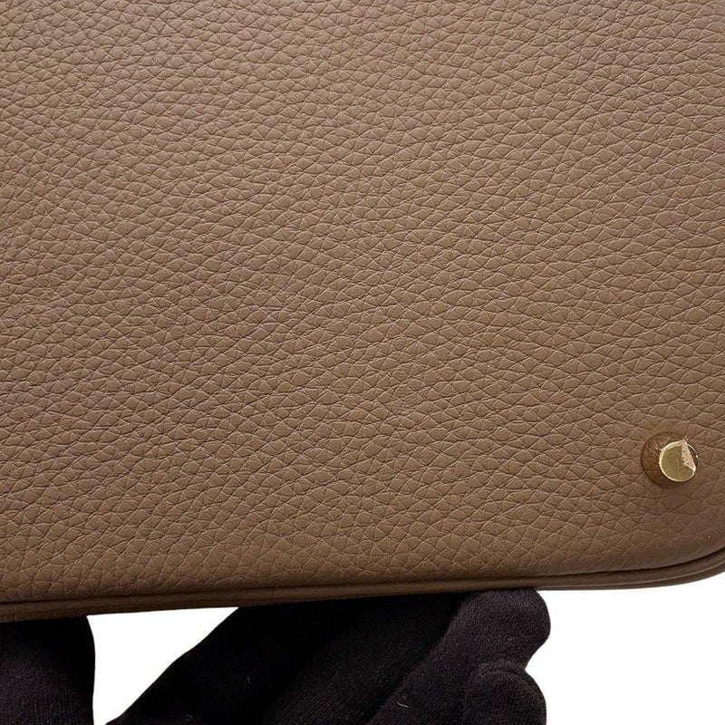 エルメス ハンドバッグ ピコタンロックMM エトゥープ/ゴールド金具 トリヨンクレマンス W刻印