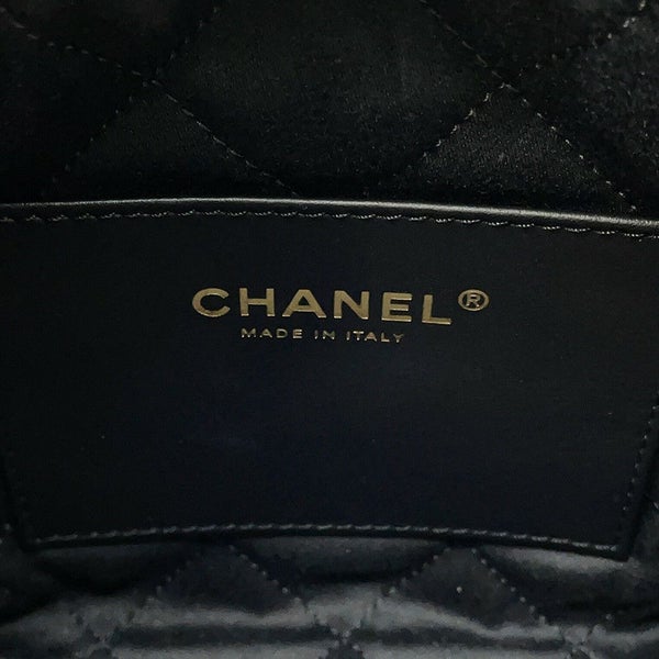 シャネル ハンドバッグ CHANEL 22 ミニ ココマーク キャビアスキン AS3980 CHANEL wayショルダー 黒