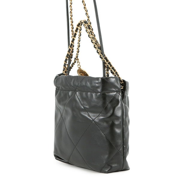 シャネル ハンドバッグ CHANEL 22 ミニ ココマーク シャイニーカーフスレザー AS3980 CHANEL 2way ショルダー