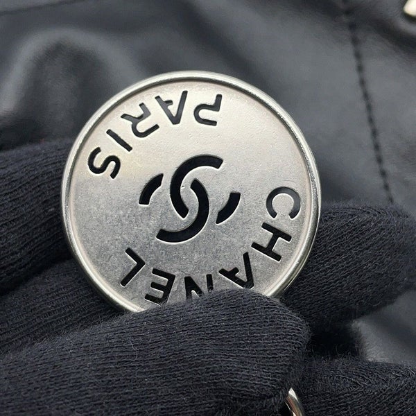 シャネル ハンドバッグ CHANEL 22 ミニ ココマーク シャイニーカーフレザー AS3980 CHANEL 2way 黒