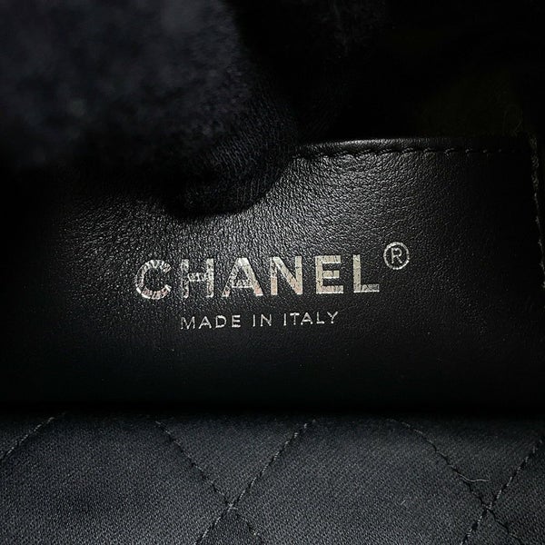 シャネル ハンドバッグ CHANEL 22 ミニ ココマーク シャイニーカーフレザー AS3980 CHANEL 2way 黒