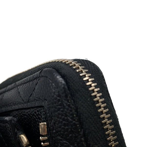 シャネル 二つ折り財布 マトラッセ スモールウォレット ココマーク キャビアスキン AP4652 CHANEL 財布 黒