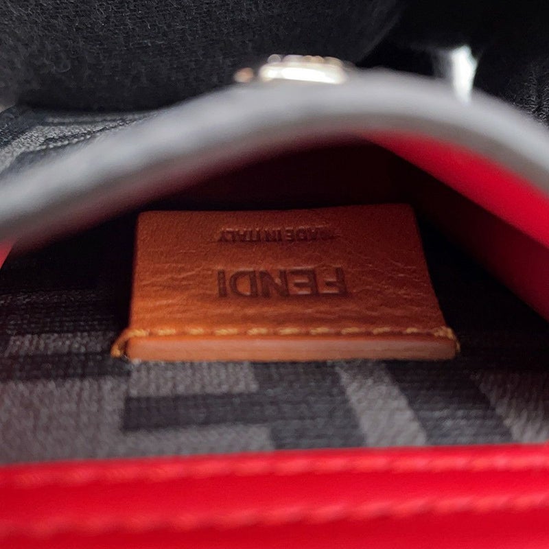 フェンディ ポーチ ポケットチャーム ズッカ 7AR759 FENDI ウエストポーチ メンズ