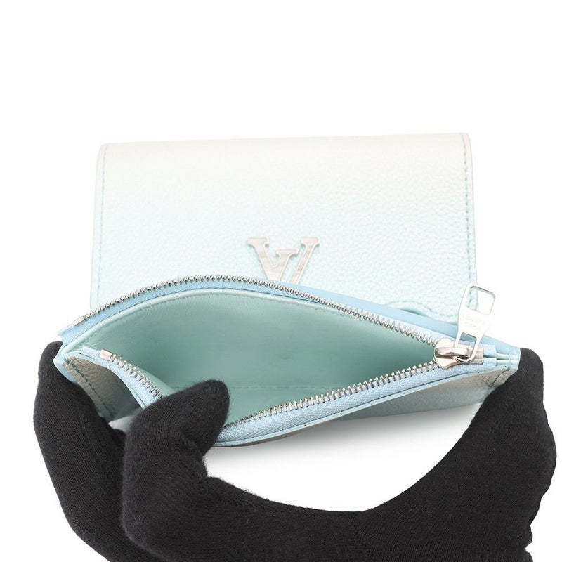 ルイヴィトン 三つ折り財布 トリヨンレザー ポルトフォイユ・カプシーヌ M83576 LOUIS VUITTON 財布