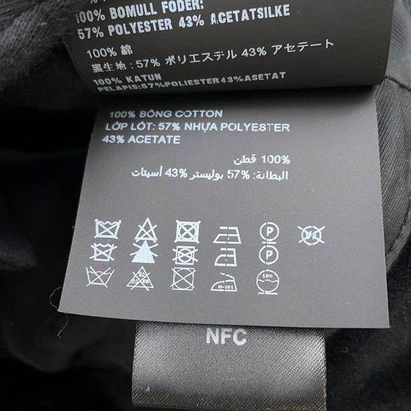 ミュウミュウ ハット ベルベット バケットハット サイズS 5HC196 MIUMIU 帽子 黒