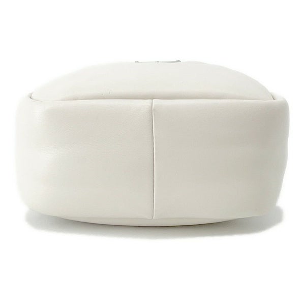 プラダ ハンドバッグ トライアングルロゴ ミニ ソフトナッパレザー 1BA359 PRADA 2wayショルダーバッグ 白