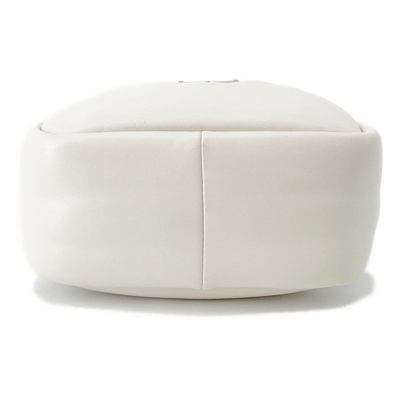 プラダ ハンドバッグ トライアングルロゴ ミニ ソフトナッパレザー 1BA359 PRADA 2wayショルダーバッグ 白