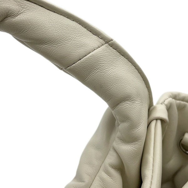 プラダ ハンドバッグ トライアングルロゴ ミニ ソフトナッパレザー 1BA359 PRADA 2wayショルダーバッグ 白