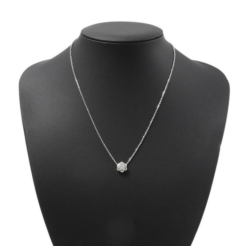 ヴァンクリーフ&アーペル ネックレス フルーレット ペンダント ダイヤモンド 7P 計0.73ct K18WGホワイトゴールド VCARP9X700