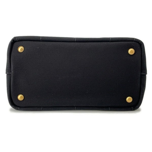 プラダ ハンドバッグ カナパ CANAPA キャンバス 1BG439 PRADA 2wayショルダーバッグ 黒