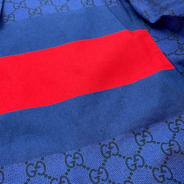 グッチ ジャケット GGコットン ウェブ ストライプ ポプリン メンズサイズ50 833465 GUCCI アウター ブルゾン