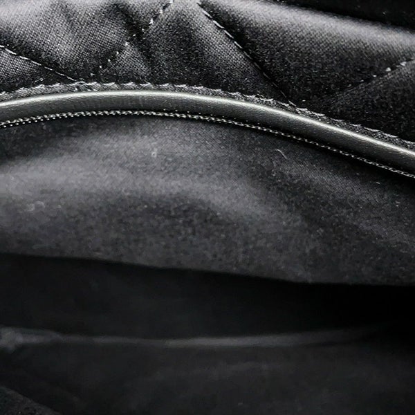 シャネル ハンドバッグ CHANEL 22 マトラッセ スモール シャイニー カーフスキン AS3260 ポーチ付き 黒