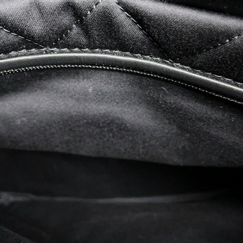 シャネル ハンドバッグ CHANEL 22 マトラッセ スモール シャイニー カーフスキン AS3260 ポーチ付き 黒