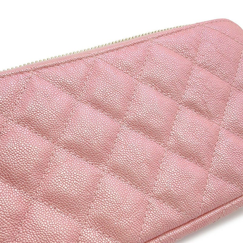 シャネル チェーンウォレット ココマーク マトラッセ キャビアスキン A82527 CHANEL ポシェット 財布