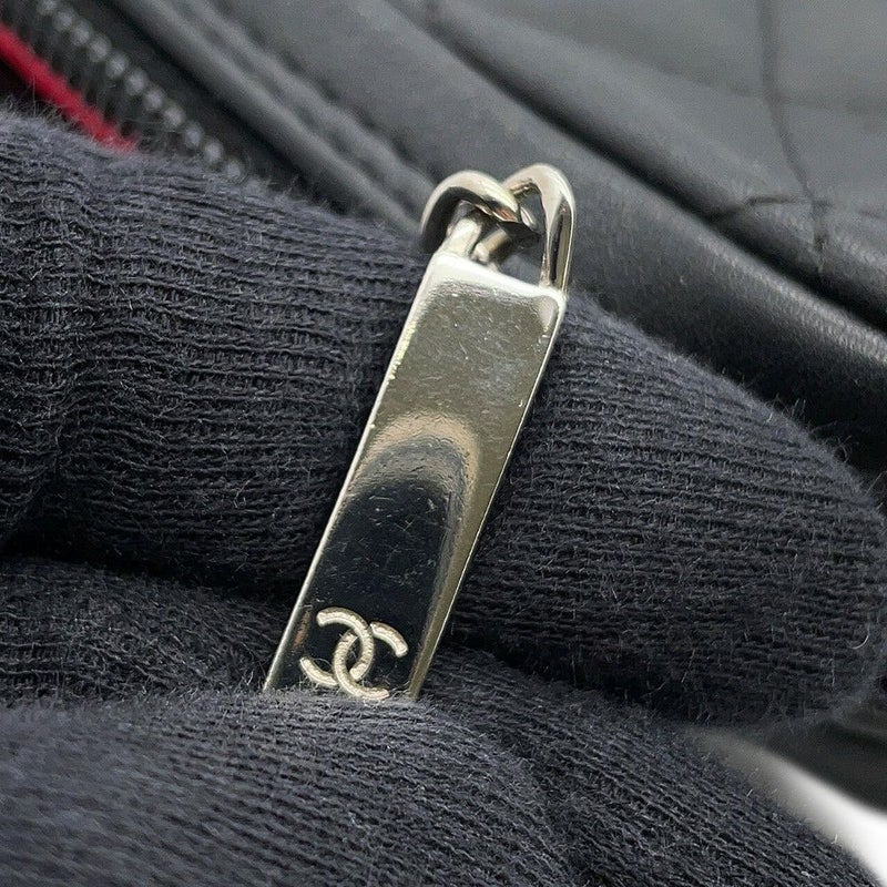 シャネル ショルダーバッグ カンボンライン ミディアム ココマーク レザー A25178 CHANEL バッグ 黒