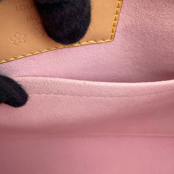 ルイヴィトン ハンドバッグ モノグラム・チェリーブロッサム LV×TM パピヨンMM M13097 ポーチ付き 村上隆 コラボ