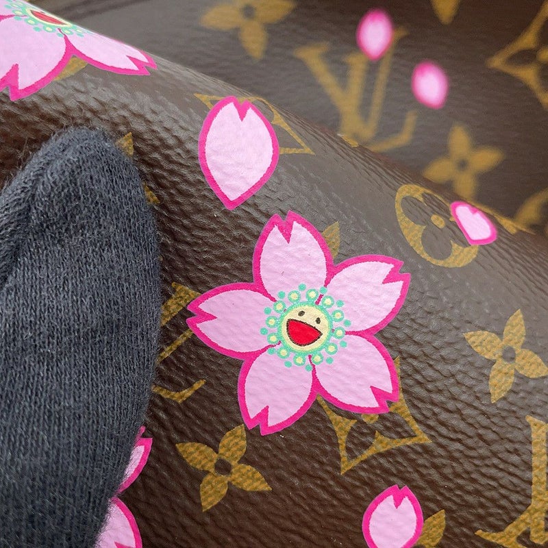 ルイヴィトン ハンドバッグ モノグラム・チェリーブロッサム LV×TM パピヨンMM M13097 ポーチ付き 村上隆 コラボ