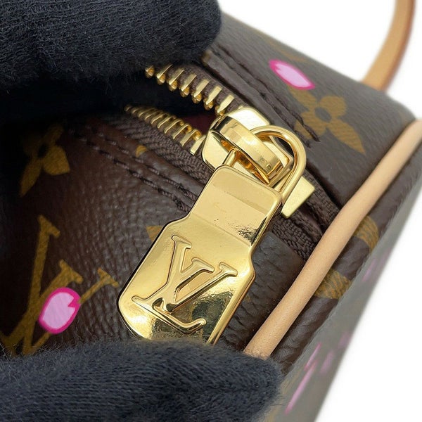 ルイヴィトン ハンドバッグ モノグラム・チェリーブロッサム LV×TM パピヨンMM M13097 ポーチ付き 村上隆 コラボ