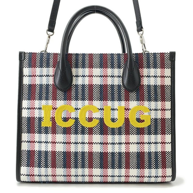 グッチ トートバッグ エンブロイダリー 659983 GUCCI バッグ 2way ショルダーバッグ チェック