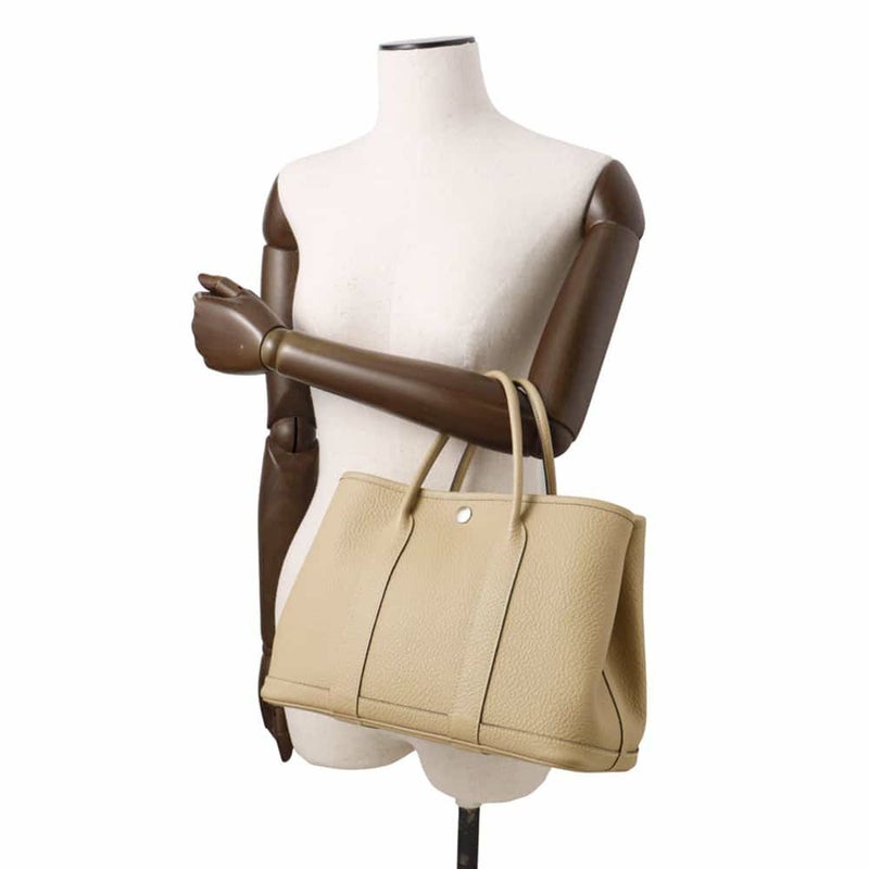 エルメス トートバッグ ガーデンパーティTPM トレンチ/シルバー金具 カントリー A刻印