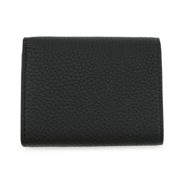 ルイヴィトン 三つ折り財布 トリヨンレザー ポルトフォイユ・カプシーヌ タイニー M12149 ブラック 黒