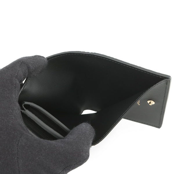 ルイヴィトン 三つ折り財布 トリヨンレザー ポルトフォイユ・カプシーヌ タイニー M12149 ブラック 黒