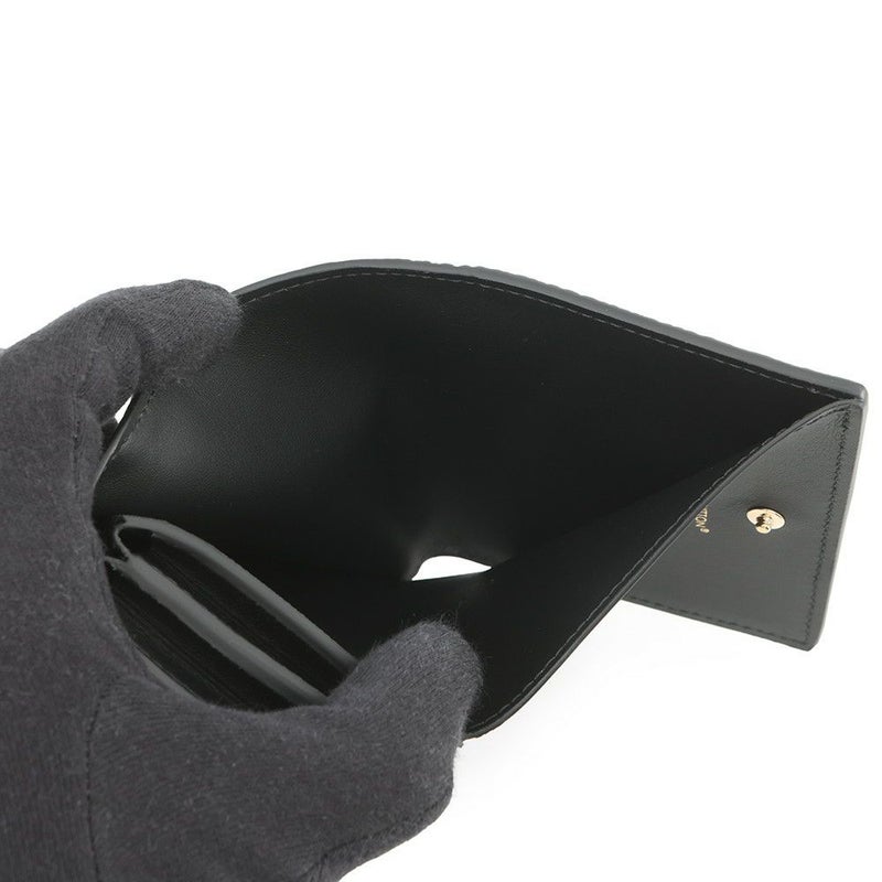 ルイヴィトン 三つ折り財布 トリヨンレザー ポルトフォイユ・カプシーヌ タイニー M12149 ブラック 黒