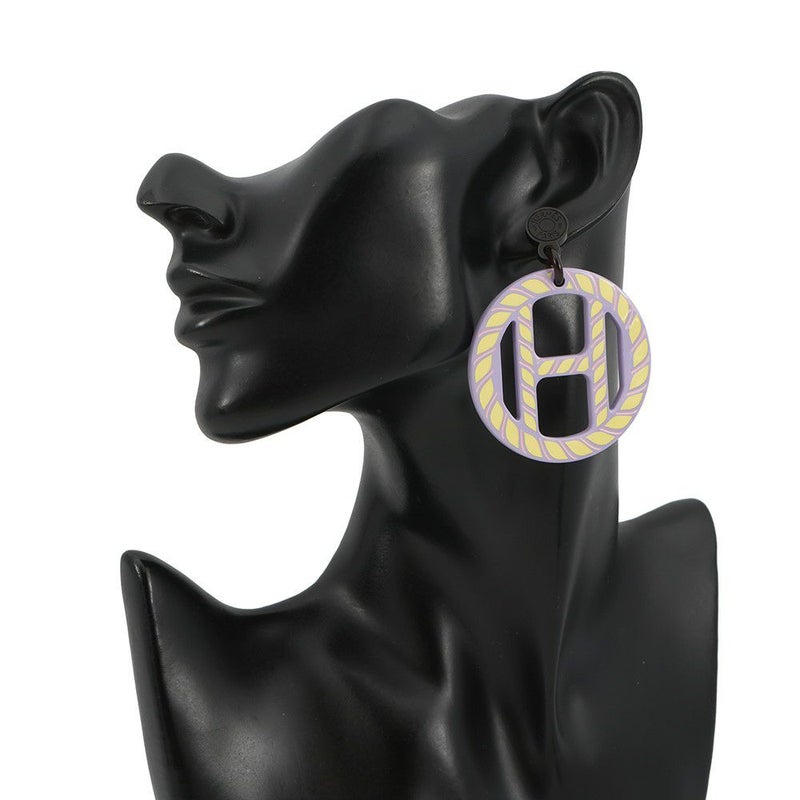 エルメス ピアス Hエキップ ノーティック バッファローホーン HERMES アクセサリー