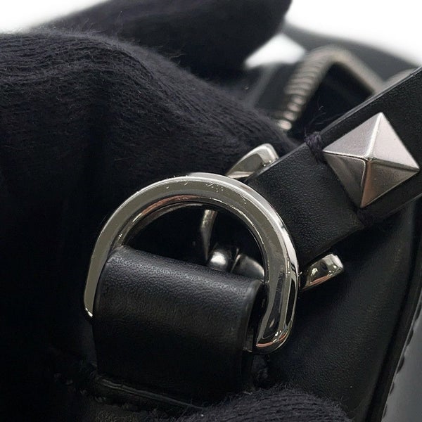 ヴァレンティノ・ガラヴァーニ ショルダーバッグ VLTNロゴ レザー 4Y2B0704WJW VALENTINO バッグ 黒