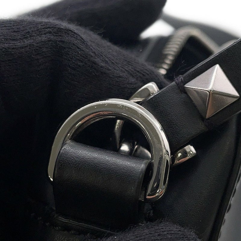 ヴァレンティノ・ガラヴァーニ ショルダーバッグ VLTNロゴ レザー 4Y2B0704WJW VALENTINO バッグ 黒