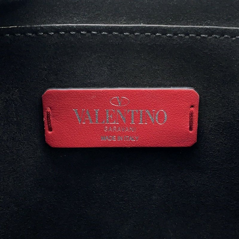 ヴァレンティノ・ガラヴァーニ ショルダーバッグ VLTNロゴ レザー 4Y2B0704WJW VALENTINO バッグ 黒